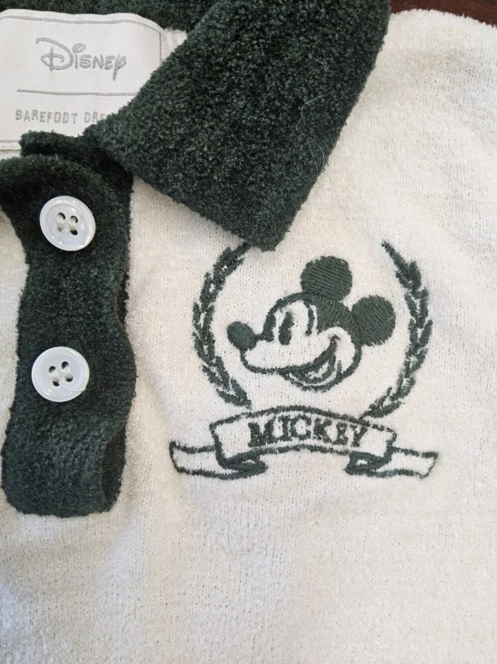 Barefoot Dreams X Disney Cozy Chic Ultra Light Mickey Mouse Romper
